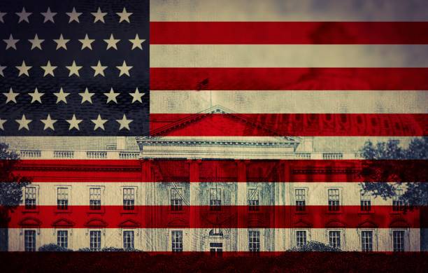 American Politics - White House & Congress stock photo