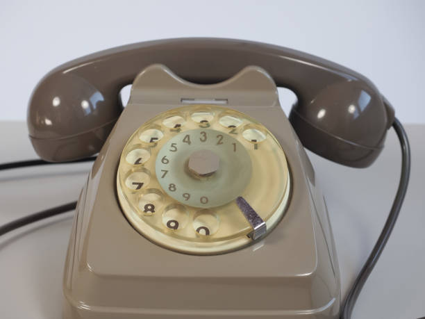 istock Vintage rotary dial telephone 1369767887