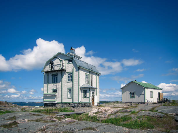Kobba Klintar, an old pilot station in Aland, Finland archipelago. There is a small cafe and museum in the island.
