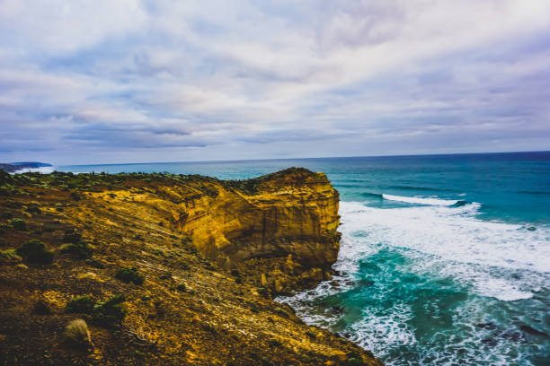 istock The beautiful ocean and cliffs in Australia. 1369770942