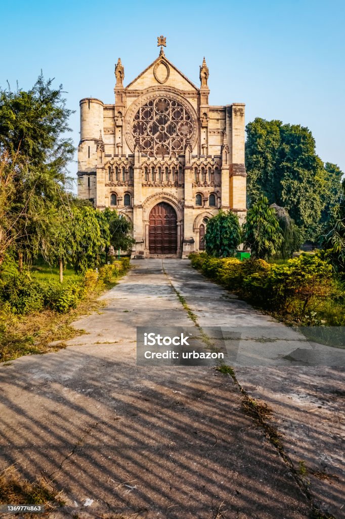 All Saints Cathedral, Patthar Girja, in Prayagraj, India All Saints Cathedral, Patthar Girja, in Prayagraj, India. Church Stock Photo