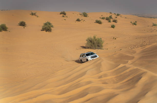 istock 4x4 driving on dunes - United Arab Emirates 1369776112