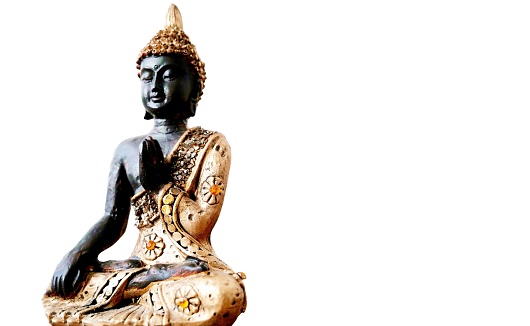 Golden Buddha Figure Clipping