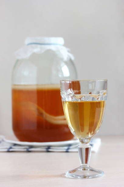 istock Kombucha, homemade healthy tea drink. 1369788150