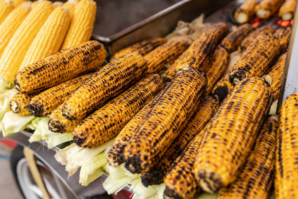 istock Grilled Misir corn cobs on a street stall in Istanbul Turkey 1369792190