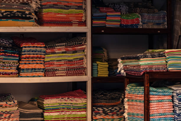 istock interior of a vintage textile shop 1369801055