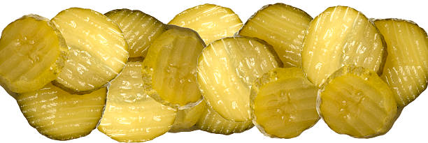 Gherkin rebanadas - foto de stock