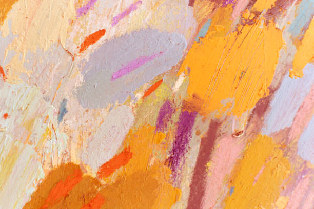 istock Artsy banner template with natural artistic texture. Abstract Brushstroke texture. 1369807493