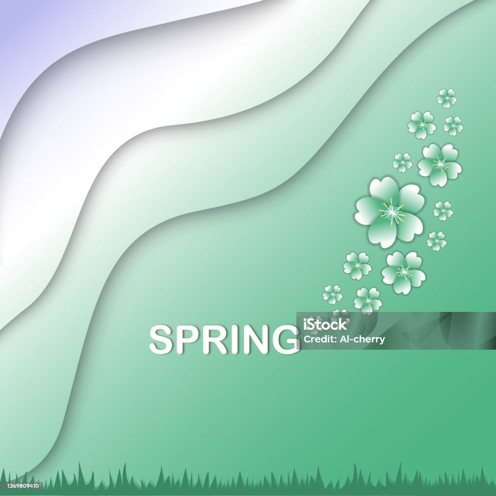 Spring Background For Advert Spring Background Stock Illustration - Download Image Now - Abstract ...