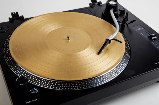 istock Turntable, music from analog records 1369812602