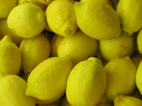 Lemons with spots...