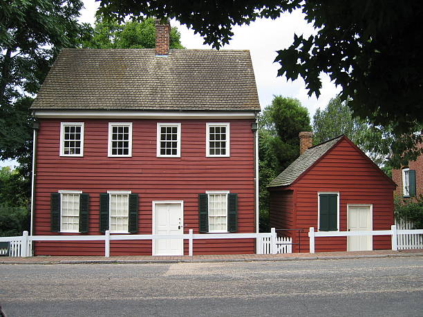 istock Red House, Old Salem, NC 136981547