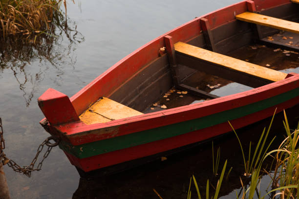 istock Lithuanian boat in Trakai 1369819027
