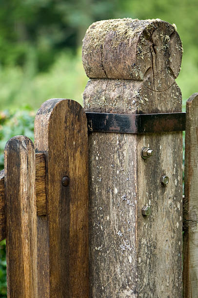 istock Old wooden fence 136982417