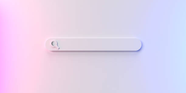 istock Magnifying glass icon searching for data at WWW on blank background, copy space 1369828702