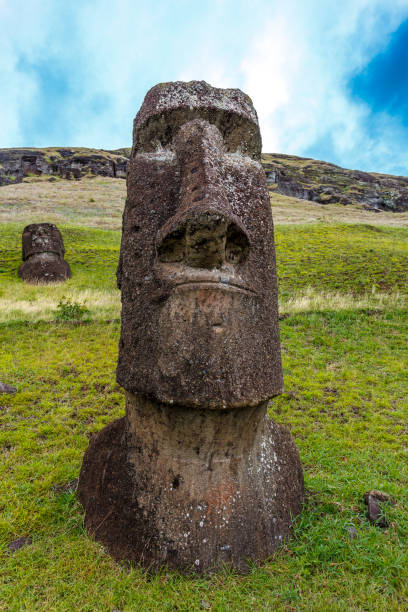 istock Maoi statue in the Rano Raraku Quarry at Easter Island, Chile, Polynesia 1369834027