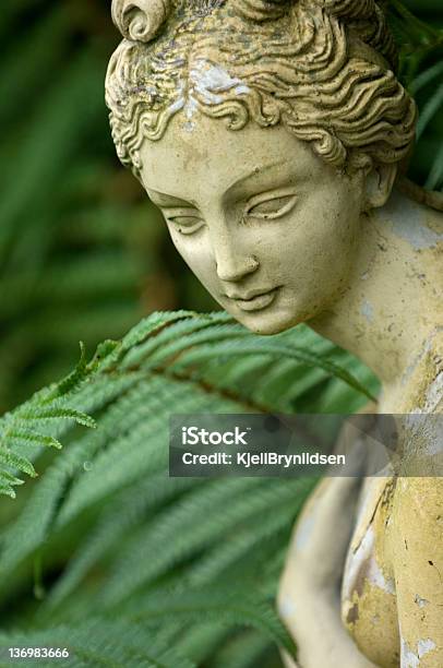 Old Garden Sculpture Stock Photo - Download Image Now - Agricultural Field, Agriculture, Bench