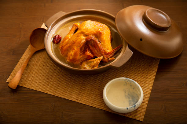 Chinese cuisine,Whole chicken soup Hangzhou style cuisine:Whole chicken soup,tea scented chicken cantonese cuisine stock pictures, royalty-free photos & images