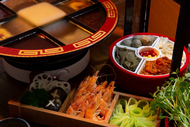Famous Sichuan hot pot in China