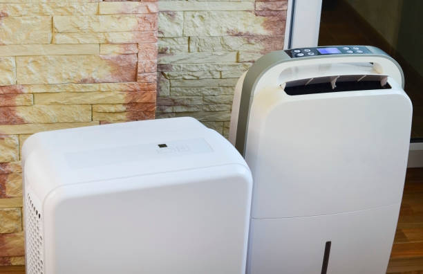 istock Modern technology house dehumidifier, control of temperature and indoor climate. 1369862061