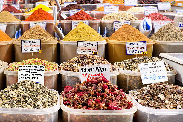 istock Spices at market 136988934