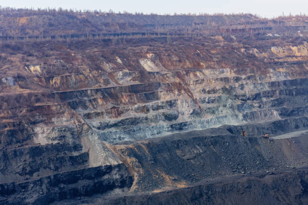 View on the iron ore quarry in Ukraine