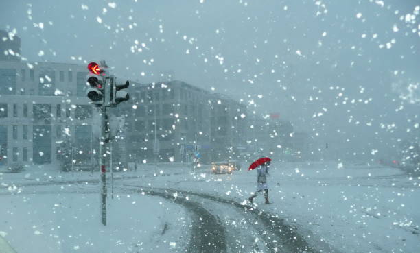istock Snowing in Athens, Greece 1369891423