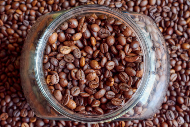 istock A large jar of coffee beans. 1369904409