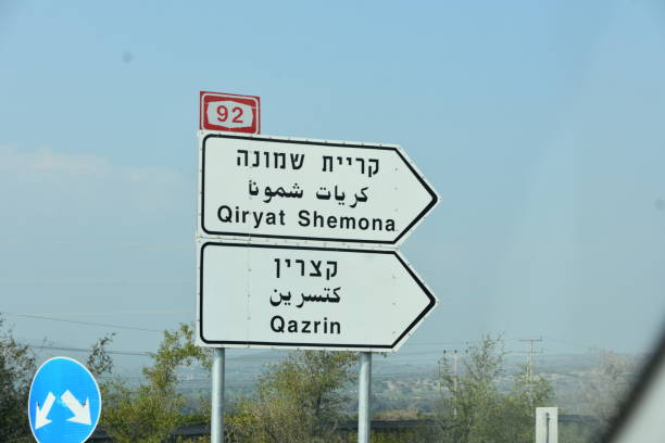istock Road sign, Israel 1369905886