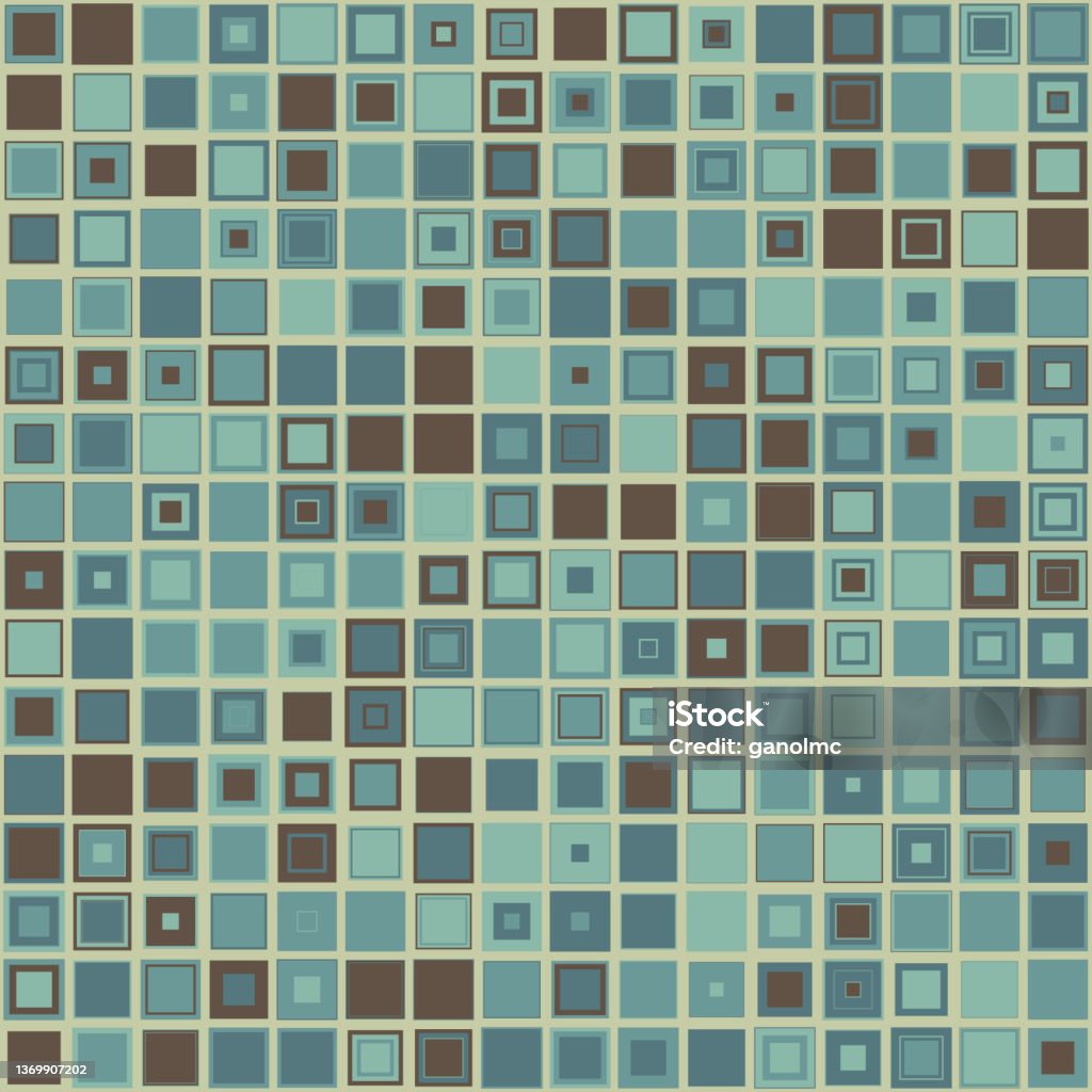 Solid Square Pattern Seamless Square Pattern With Simple Shapes Vector Illustration Stock ...