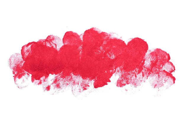 istock abstract acrylic watercolor paint brush stroke texture isolated on white background for logo and banner. design, creative, and illustration. 1369918486