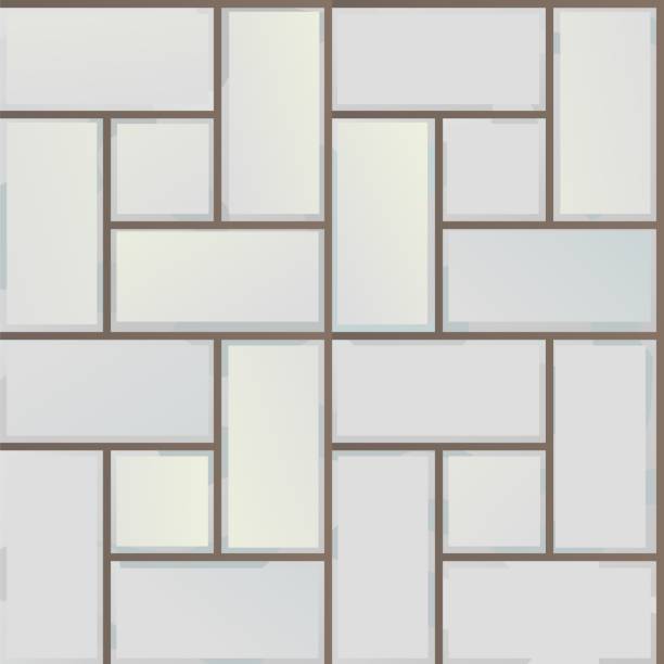 100+ Cartoon Of The Concrete Sidewalk Texture Stock Illustrations
