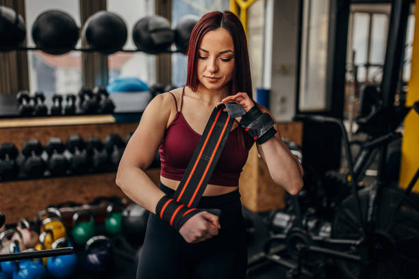 istock Fit woman preparing for training 1369934569