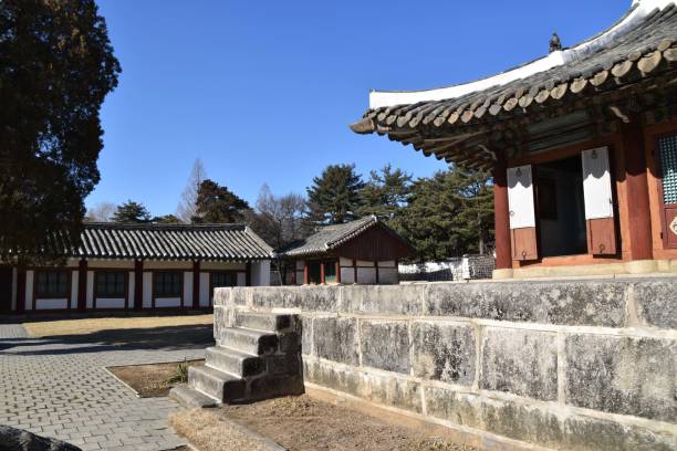 istock Temple in Kaesong, North Korea 1369934893