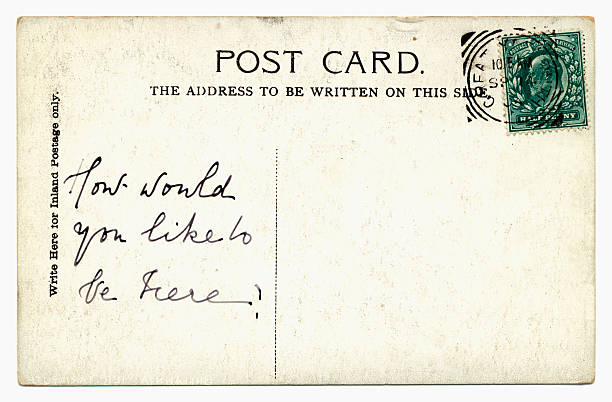 istock Used British postcard from reign of King Edward VII 136993705