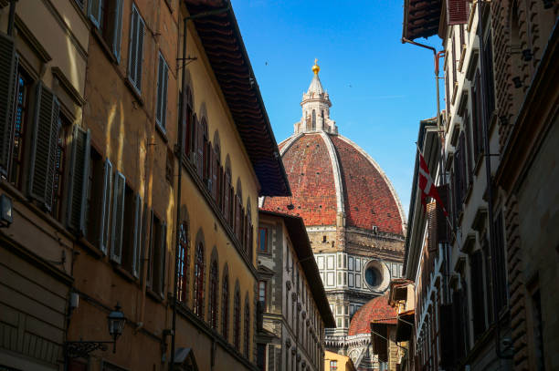 Dome of the Basilica of Santa Maria del Fiore Dome of the Basilica of Santa Maria del Fiore in Florence filippo brunelleschi stock pictures, royalty-free photos & images