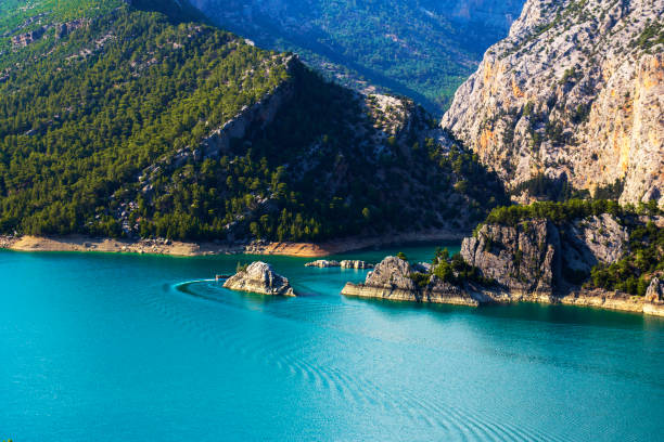 istock dam lake and mountain view 1369943236