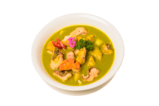 istock THAI  fried fish fillet GREEN CURRY. 1369943238