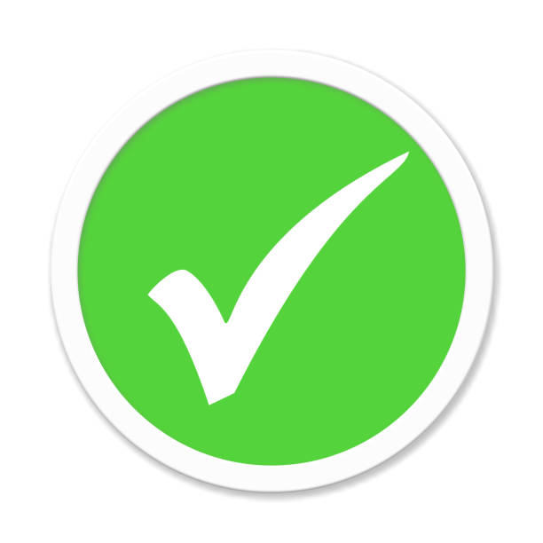 Ticked Button 60+ Ticked Icon Stock Illustrations, Royalty-Free Vector Graphics ...