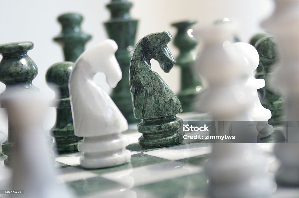 체스 게임에서 - 로열티 프리 개념 스톡 사진