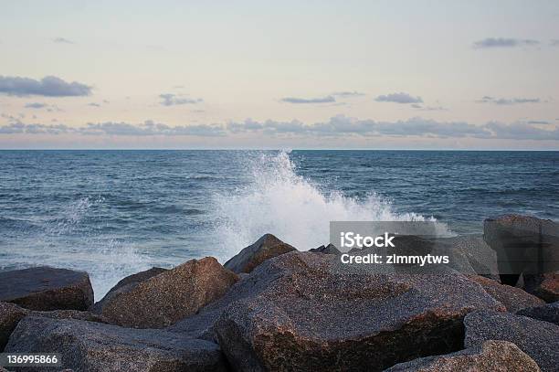 Beach Rocks Stock Photo - Download Image Now - Beach, Blue, Boulder - Rock