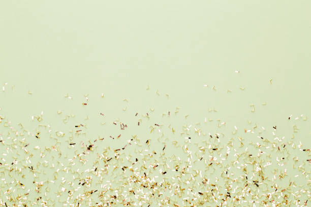 istock Creative layout made of christmas decor. Flat lay, top view. 1369962290