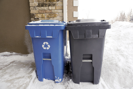 Recycle and Regular Trash Collection.