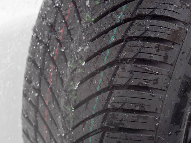 istock Car wheel tire 1369970690
