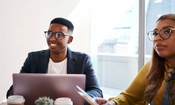 istock Shot of two colleagues during a meeting 1369974523