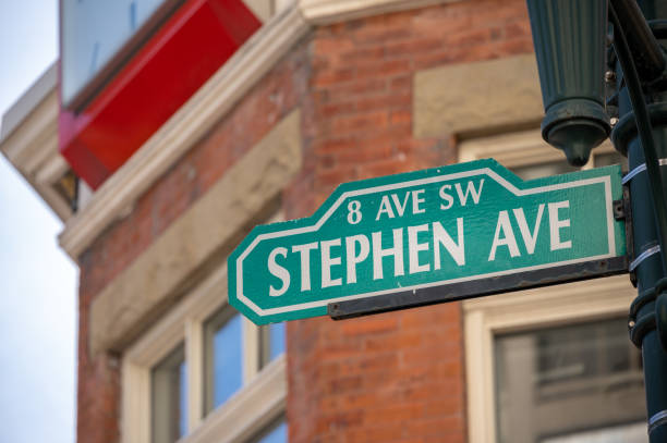 istock Stephen Ave Street Sign, Calgary 1369981010