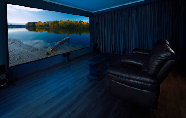 istock Home cinema room for two people 1369982554