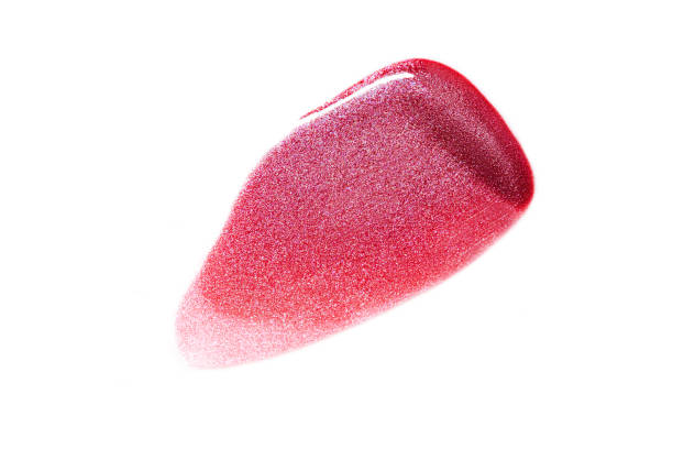 istock Beauty swatches. Lipsticks smear 1369983686