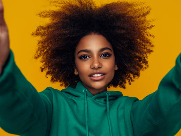 Beautiful afro woman