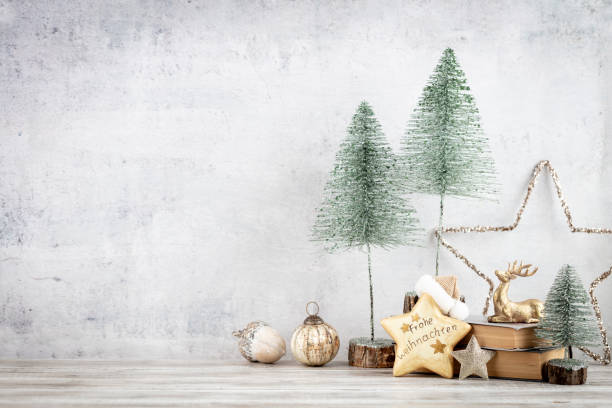 istock Christmas tree and newyear decoration. 1369991265